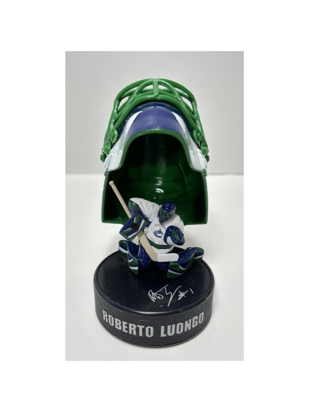 Roberto Luongo Mini Goalie Mask & Figure McDonald's NHL Promo GUC